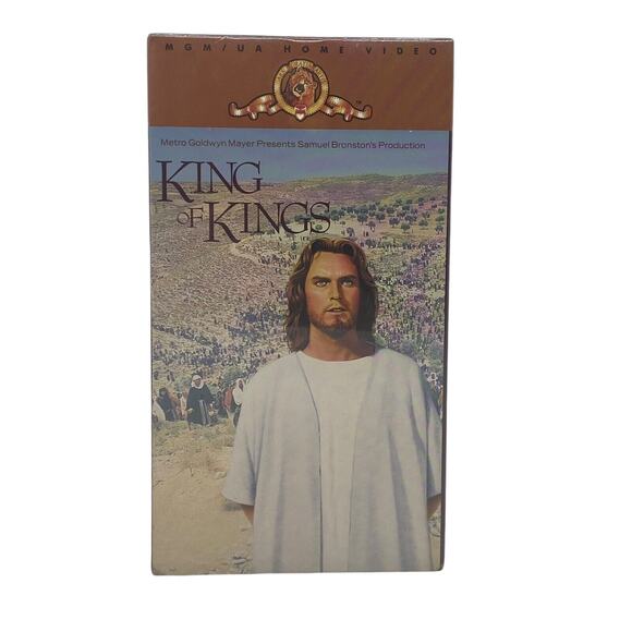 Jeffrey Hunter - King of Kings Movie VHS 1996 2-Tape Set MGM UA Home Video New - Picture 2 of 9